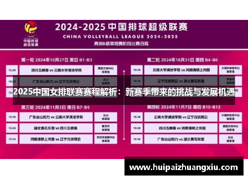 2025中国女排联赛赛程解析：新赛季带来的挑战与发展机遇